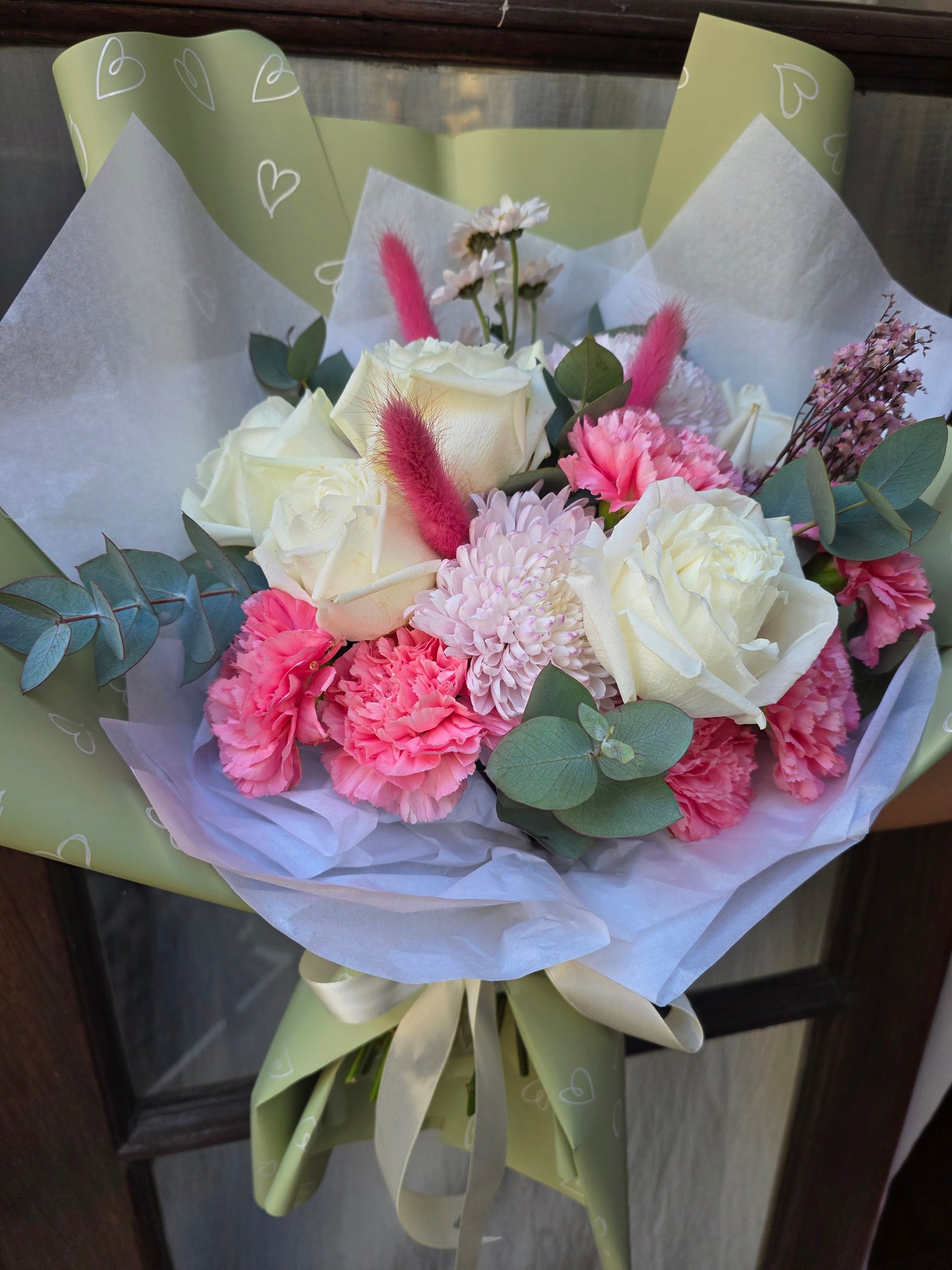 Bouquet Rosas y Claveles
