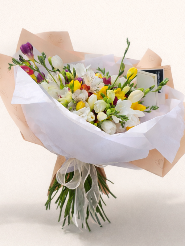 Sunlit Freesias