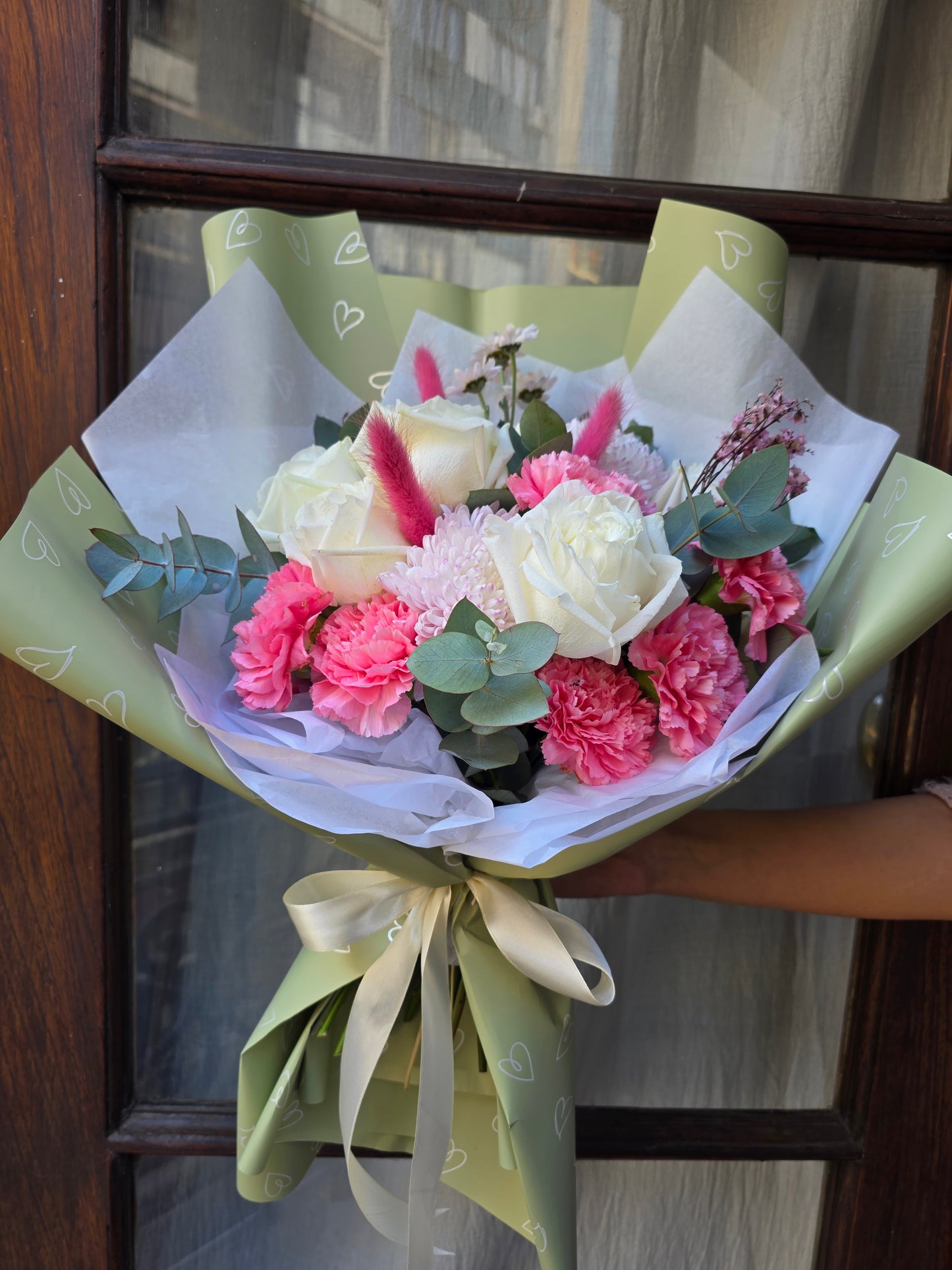 Bouquet Rosas y Claveles
