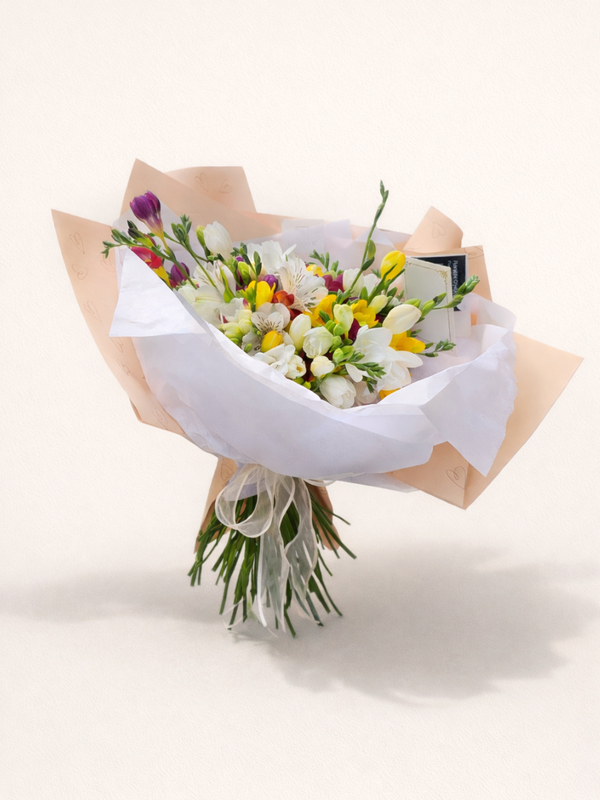 Sunlit Freesias