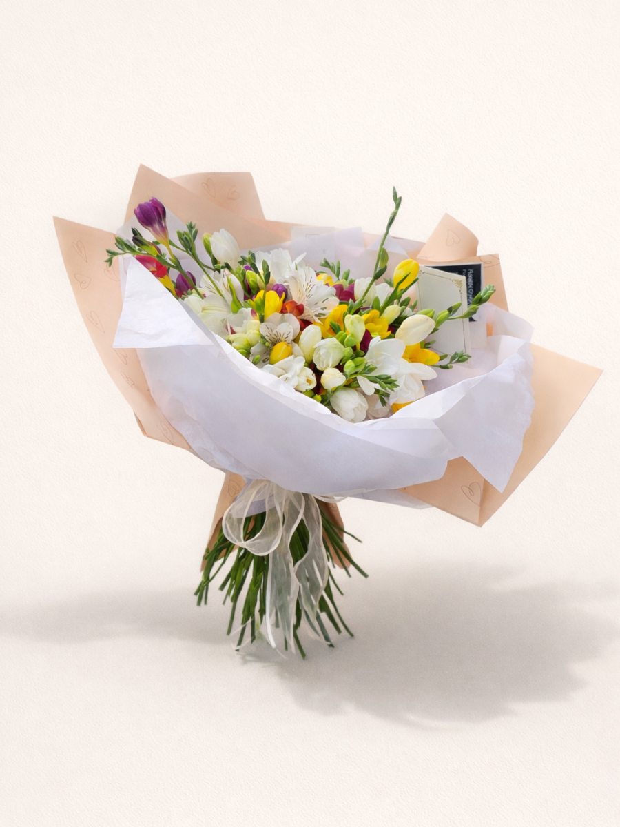 Sunlit Freesias