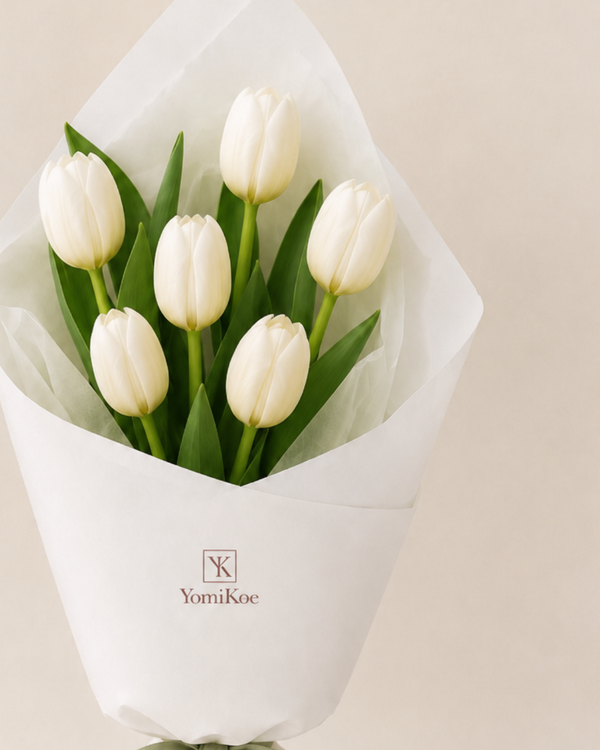 Pure Tulip — Ramo de 6 Tulipanes